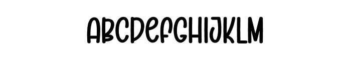 Lovely Alone Font UPPERCASE