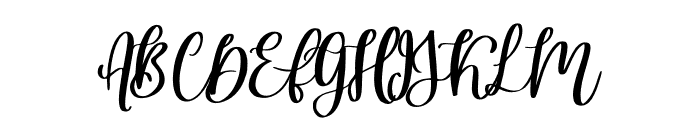 Lovely Ampersand Font UPPERCASE