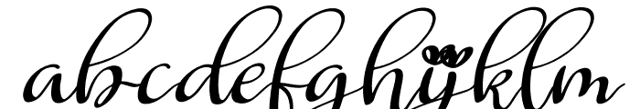 Lovely Beralyna Italic Font LOWERCASE
