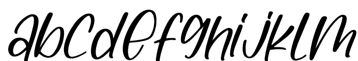 Lovely Biscuit Italic Font LOWERCASE