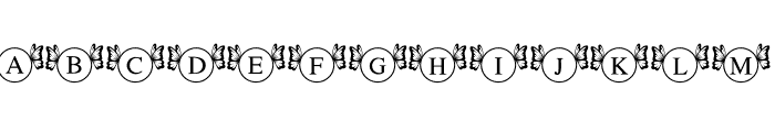 Lovely Butterfly Font UPPERCASE