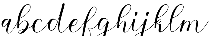 Lovely Carlyna Font LOWERCASE
