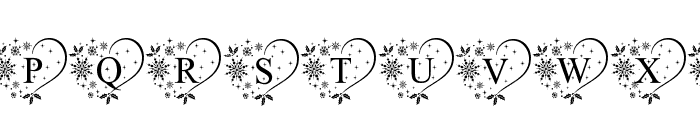 Lovely Christmas Regular Font LOWERCASE