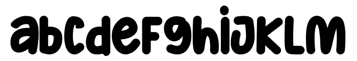 Lovely Delight Solid Font LOWERCASE