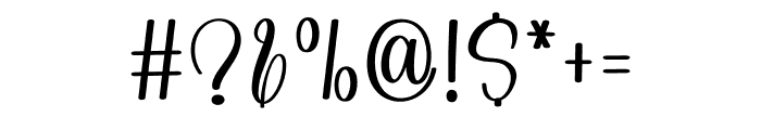 Lovely Design Font OTHER CHARS