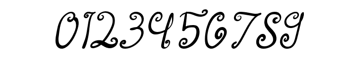 Lovely Elf Italic Font OTHER CHARS