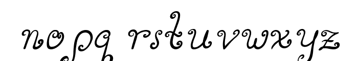 Lovely Elf Italic Font LOWERCASE
