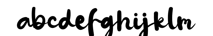 Lovely Fabrich Font LOWERCASE