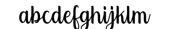 Lovely Floral Font LOWERCASE