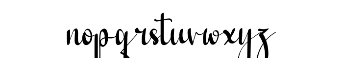Lovely Friends Font LOWERCASE