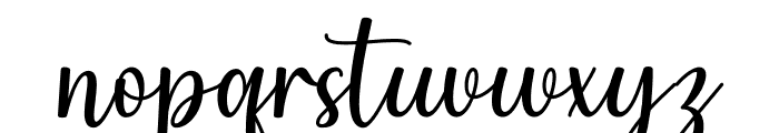 Lovely Lilia Font LOWERCASE