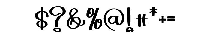 Lovely Signature Font OTHER CHARS