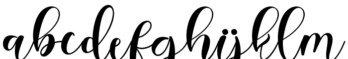 Lovely Style Font LOWERCASE