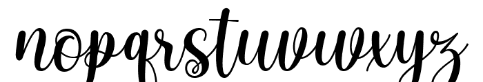 Lovely Stylish Regular Font LOWERCASE