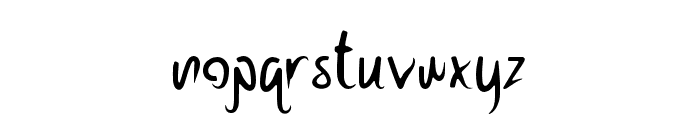 Lovely Time Font LOWERCASE