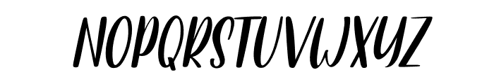 Lovely Unicorn Slant Italic Font UPPERCASE