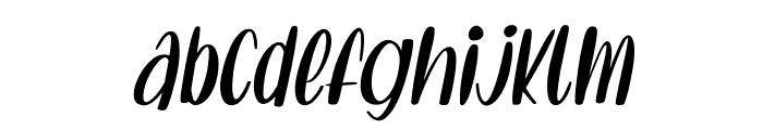 Lovely Unicorn Slant Italic Font LOWERCASE