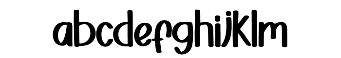 Lovely Young Font LOWERCASE