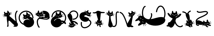 Lovely cat Font LOWERCASE