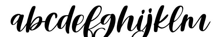 LovelyBluebird-Italic Font LOWERCASE