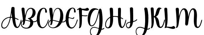 LovelyBroughtDreams Font UPPERCASE