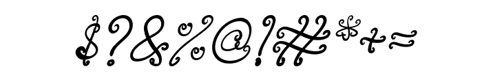 LovelyElf-Italic Font OTHER CHARS