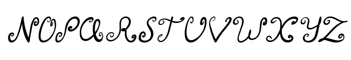 LovelyElf-Italic Font UPPERCASE