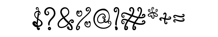 LovelyElf-Regular Font OTHER CHARS