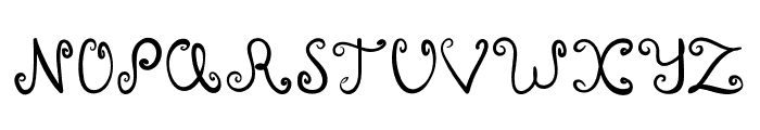 LovelyElf-Regular Font UPPERCASE