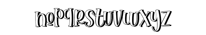 LovelyUnicorn-Shadow Font LOWERCASE