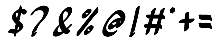 Lovenhaitalic Font OTHER CHARS