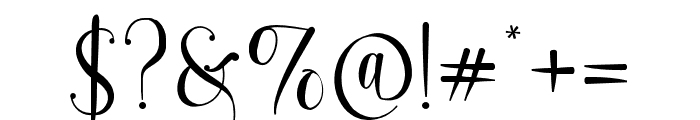 LoverBunny-Script Font OTHER CHARS