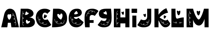 Lovers Forever Font LOWERCASE