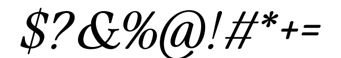 Lovertale Italic Font OTHER CHARS