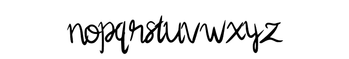 Loveway Regular Font LOWERCASE