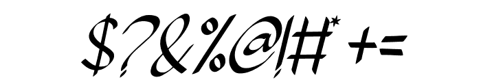 Loveyolandaitalic Font OTHER CHARS