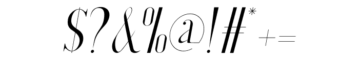 Loving Change Italic Font OTHER CHARS