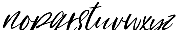 Loving Saskia Italic Font LOWERCASE