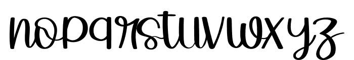 Loving Signature Font LOWERCASE