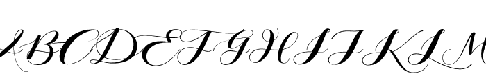 LovingHearty-Regular Font UPPERCASE