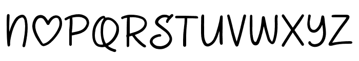 LovingStory-Regular Font UPPERCASE