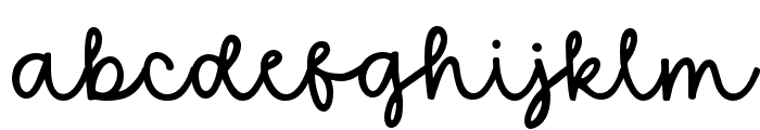 Lovingly Yours Regular Font LOWERCASE