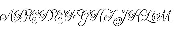 Loviola Regular Font UPPERCASE