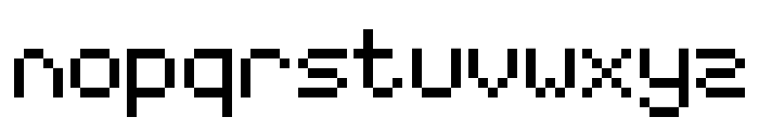 Lower Pixel Regular Font LOWERCASE