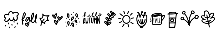 Lsf Sunny Fall Day Regular Font UPPERCASE