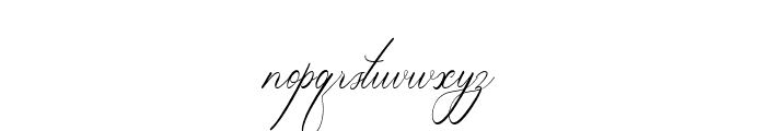 LuciandaSript Font LOWERCASE