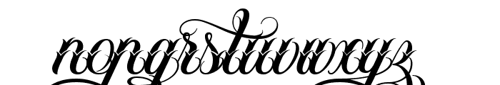 Lucie Ortegha Regular Font LOWERCASE