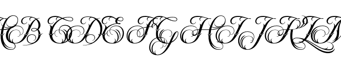 LucieOrtegha-Regular Font UPPERCASE