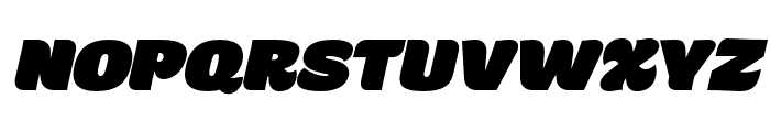 Luck-Slant Font UPPERCASE