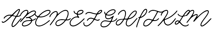 Luckangle Font UPPERCASE